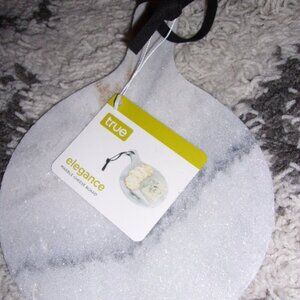 True Elegance Round Marble Cheeseboard - Grey new